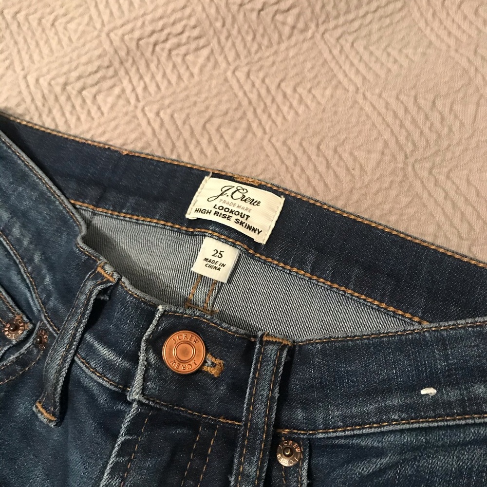 J Crew lookout high rise skinny jeans